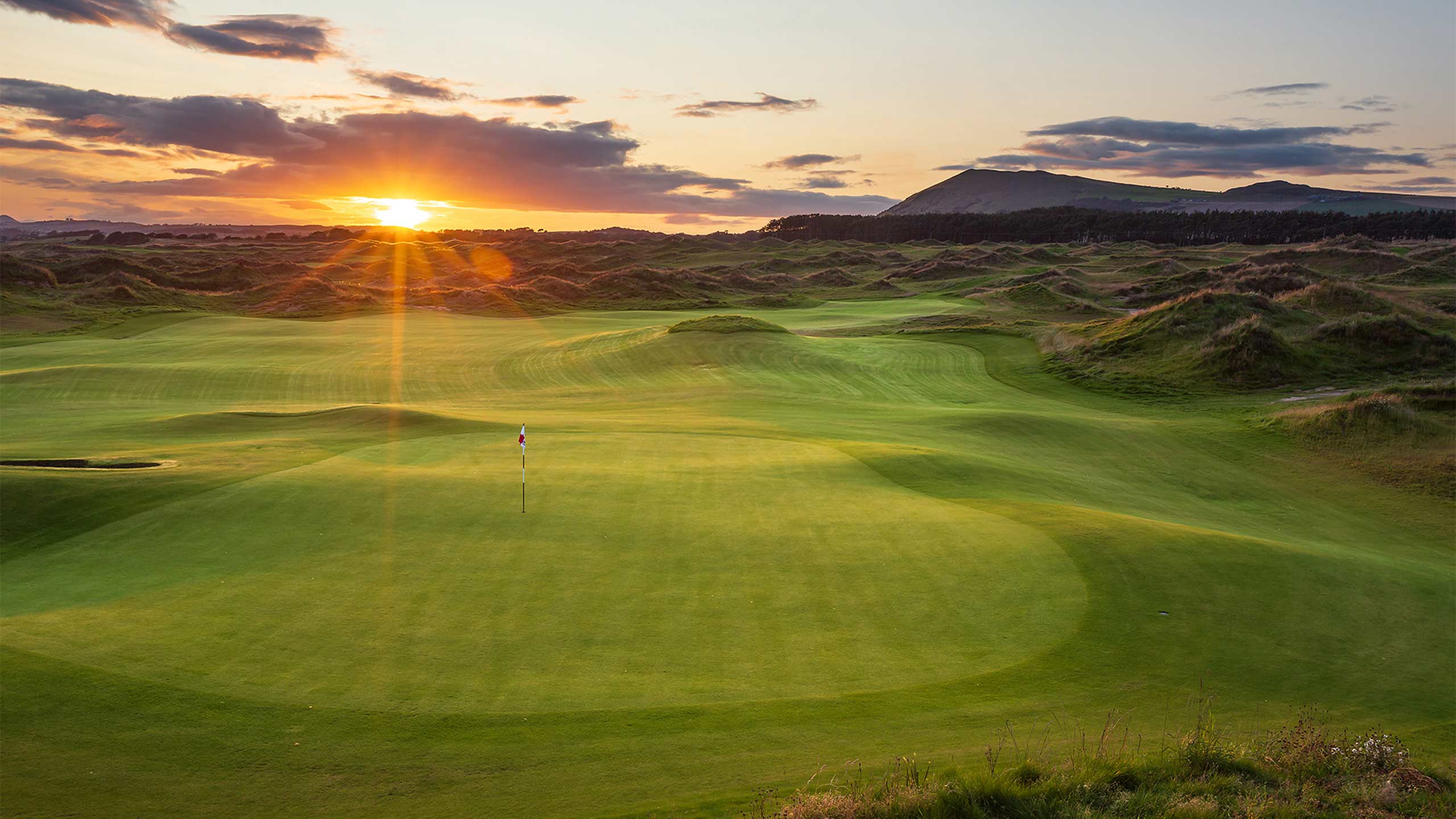 Dumbarnie Links in Scotland.