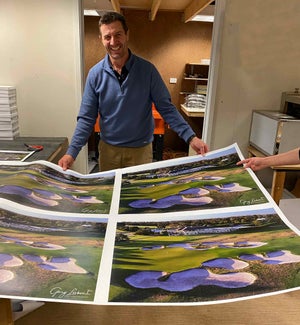 gary lisbon with a large format course photo