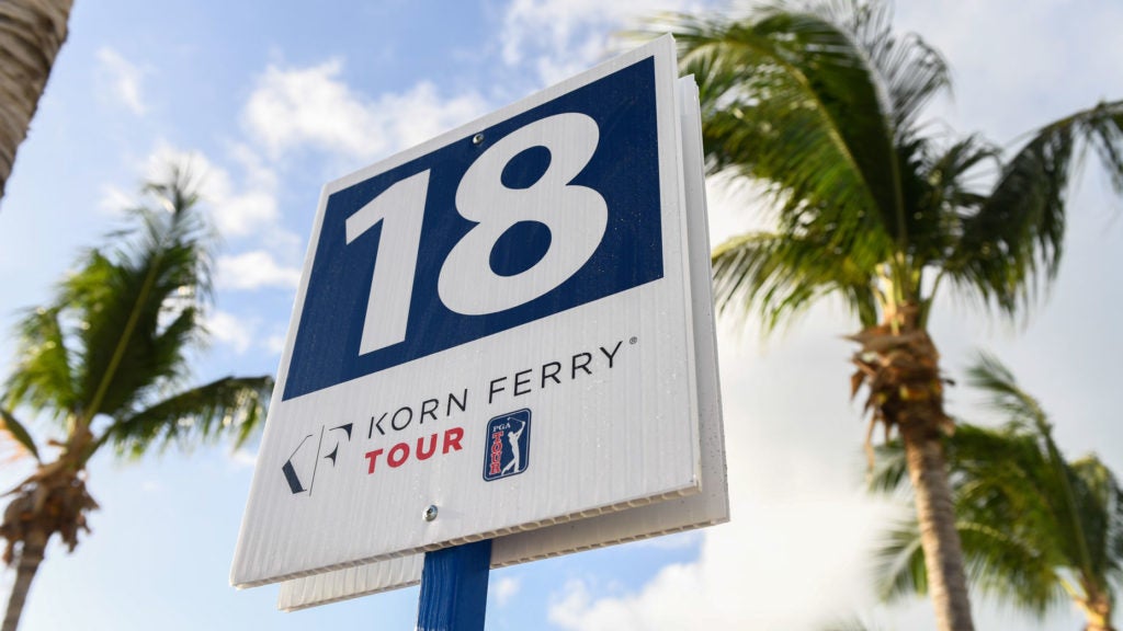 korn ferry tour signage