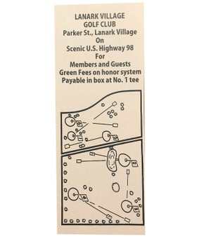 Lanark Village Golf Club scorecard in Lanark Village, Fla.
