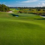 Une vue du 17e trou à Medalist en Floride.