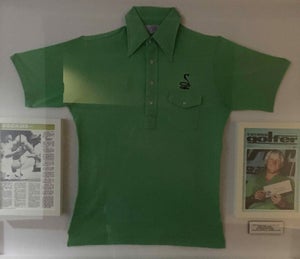The shirt that Greg Norman wore when he won his first professional event, in 1976.