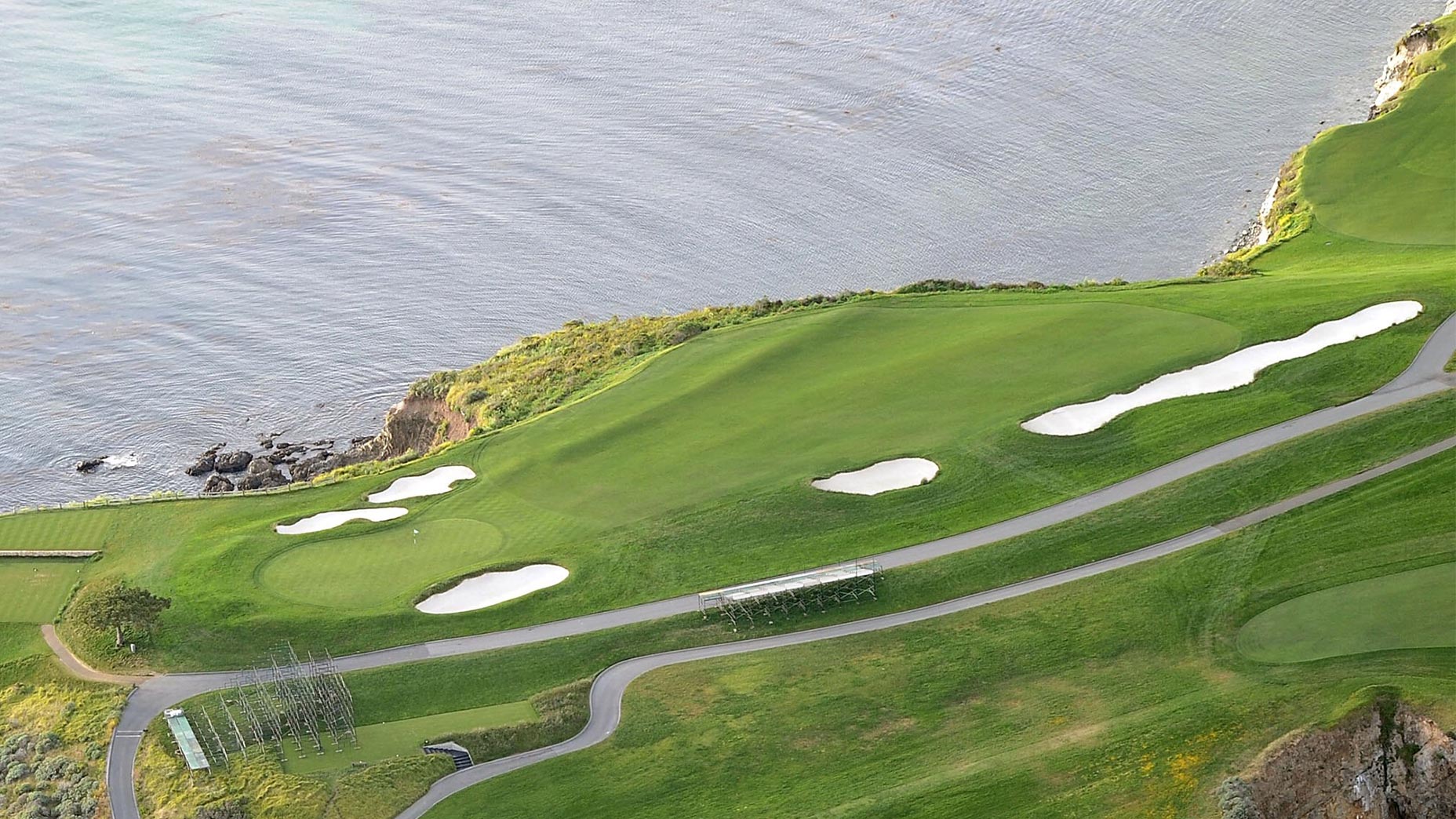 The par-5 6th hole at Pebble Beach Golf Links.