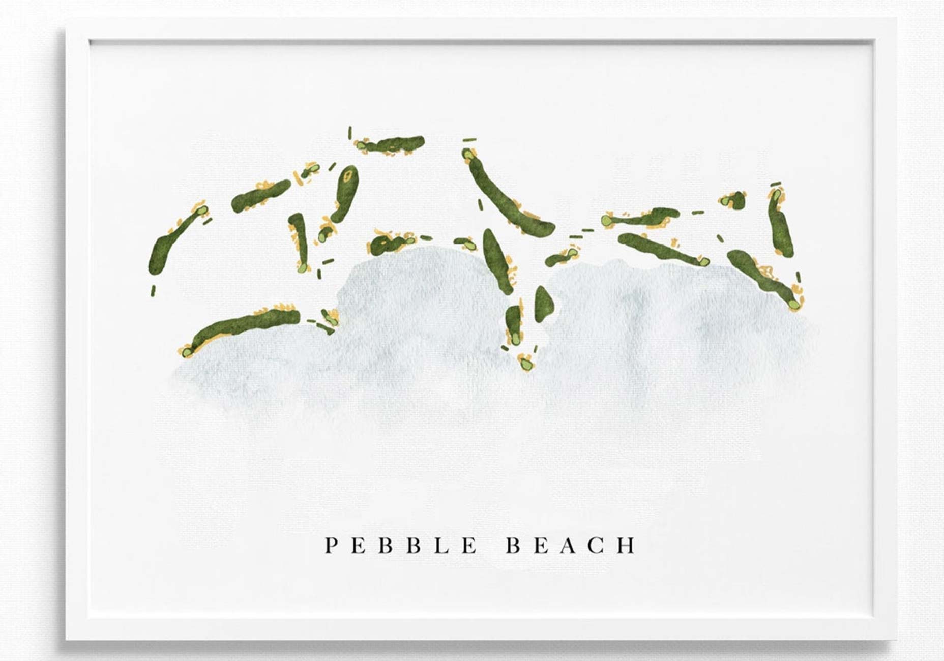 Pebble Beach poster