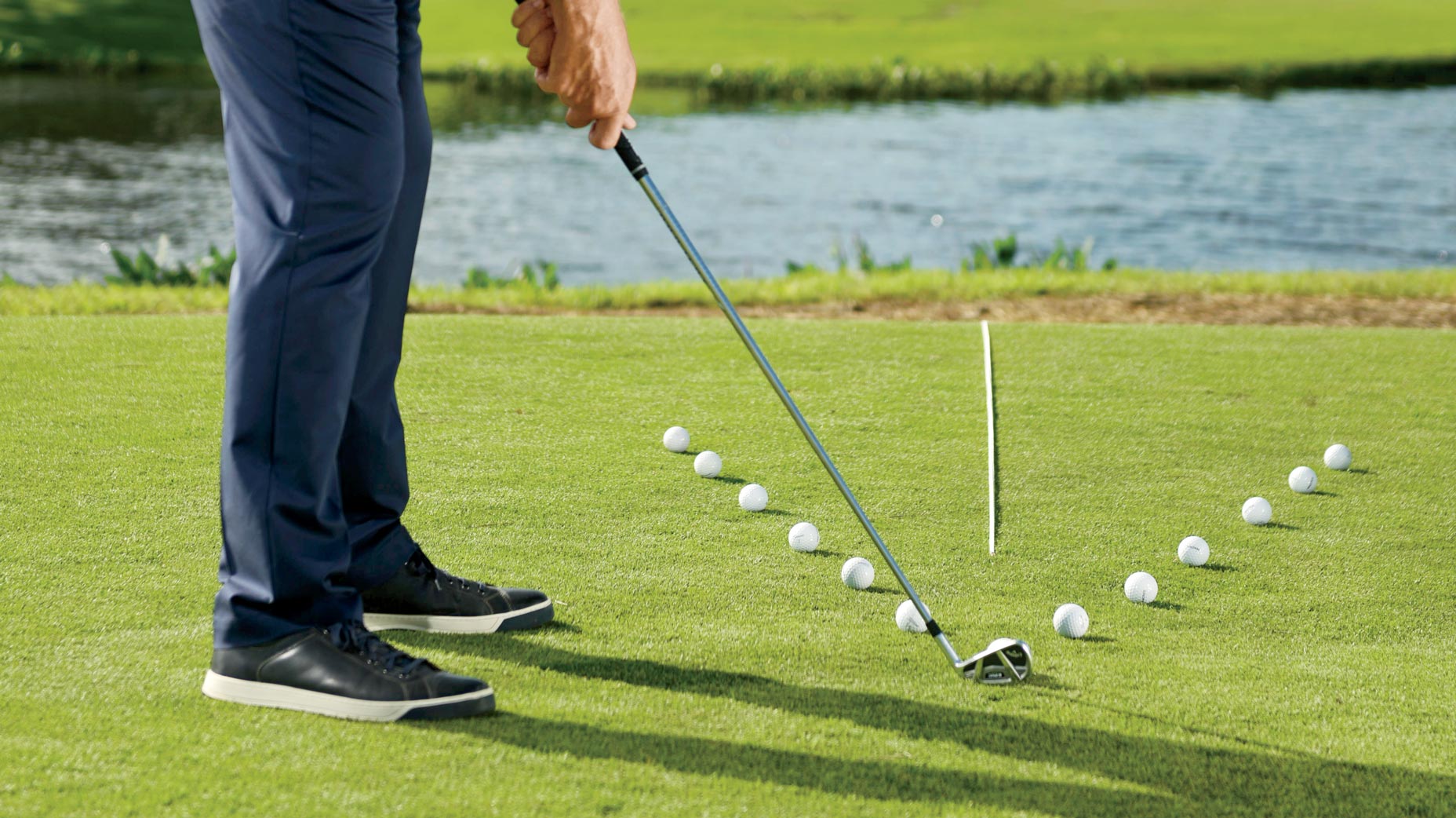 Practice squaring the clubface at impact to prevent it from being open | GolfBiz