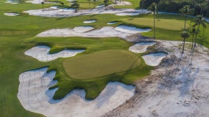 A green at Seminole Golf Club.