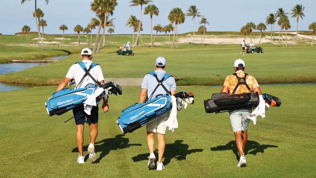 dustin johnson rory mcilroy rickie fowler walking