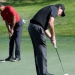 tiger woods phil mickelson putting