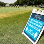 A sign at Colonial Country Club.