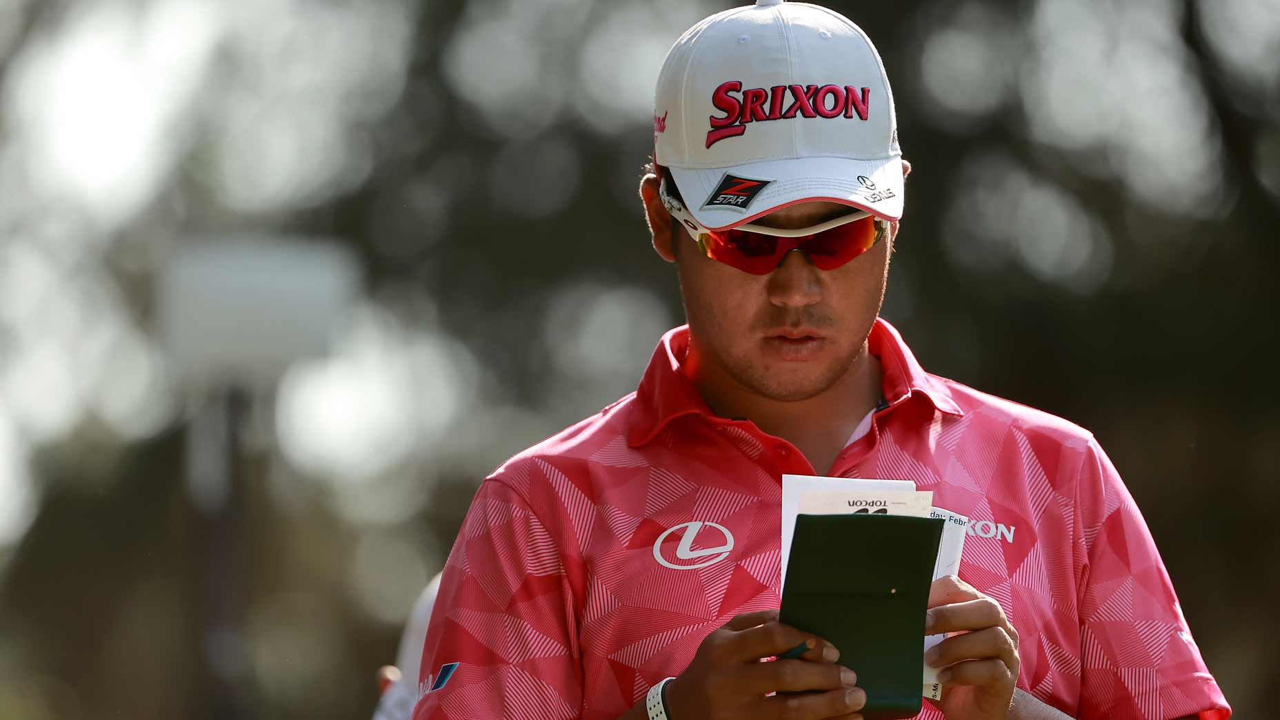 hideki matsuyama yardage book