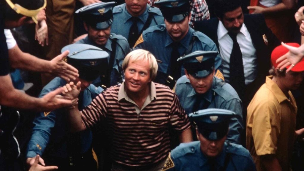 jack nicklaus after his win at the 1980 U.S. Open