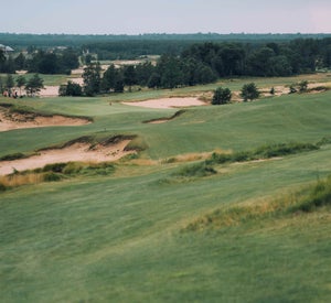 The 14th hole at Mammoth Dunes in Sand Valley.