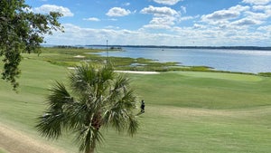The 18th green at Harbour Town Golf Links.