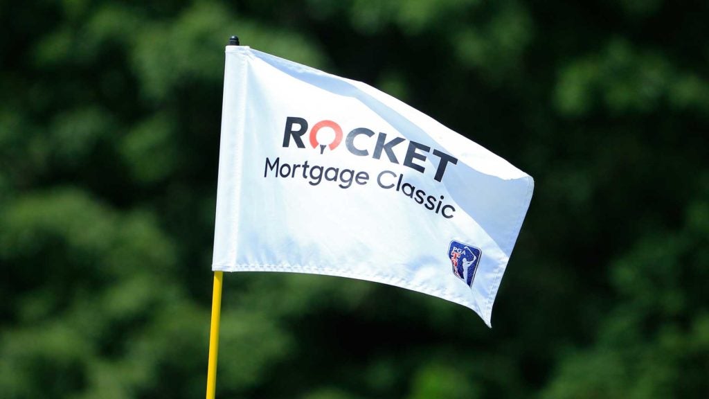 Rocket Mortgage Classic golf tournament flag