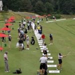 the range at the travelers championship