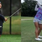 Side-by-side of Christina Kim in 2019 and 2020 to show her transformation.