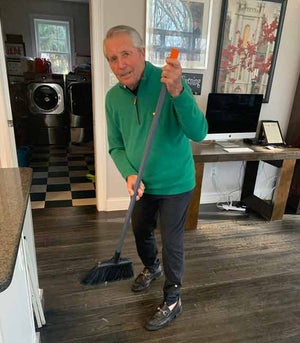 Gary Player sweeping