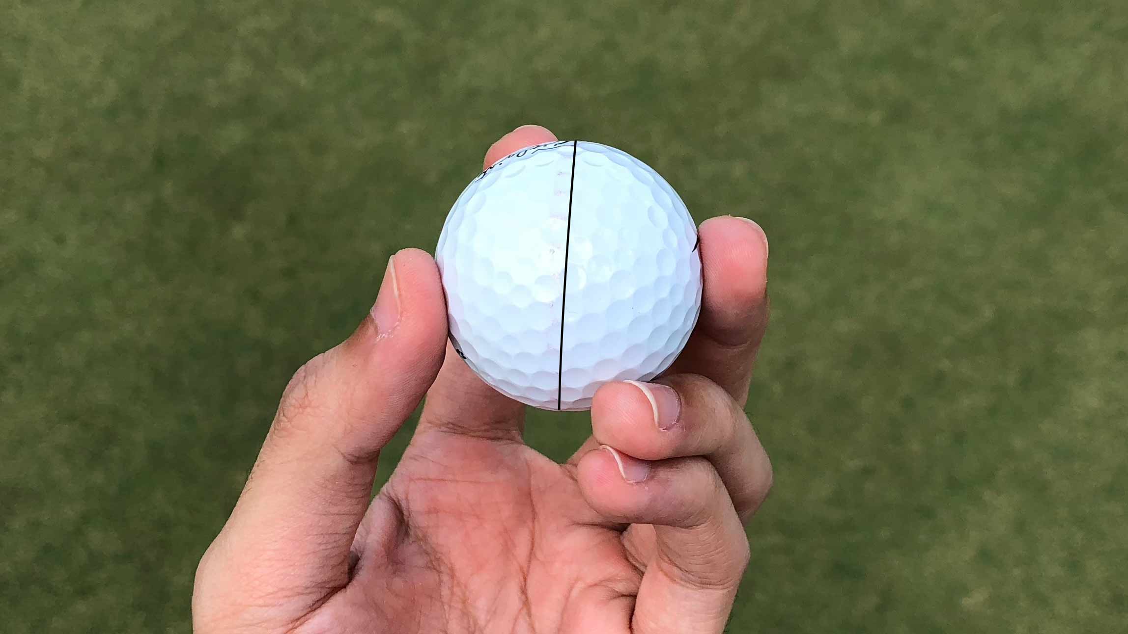 Why marking your golf ball with an alignment line should be prohibited
