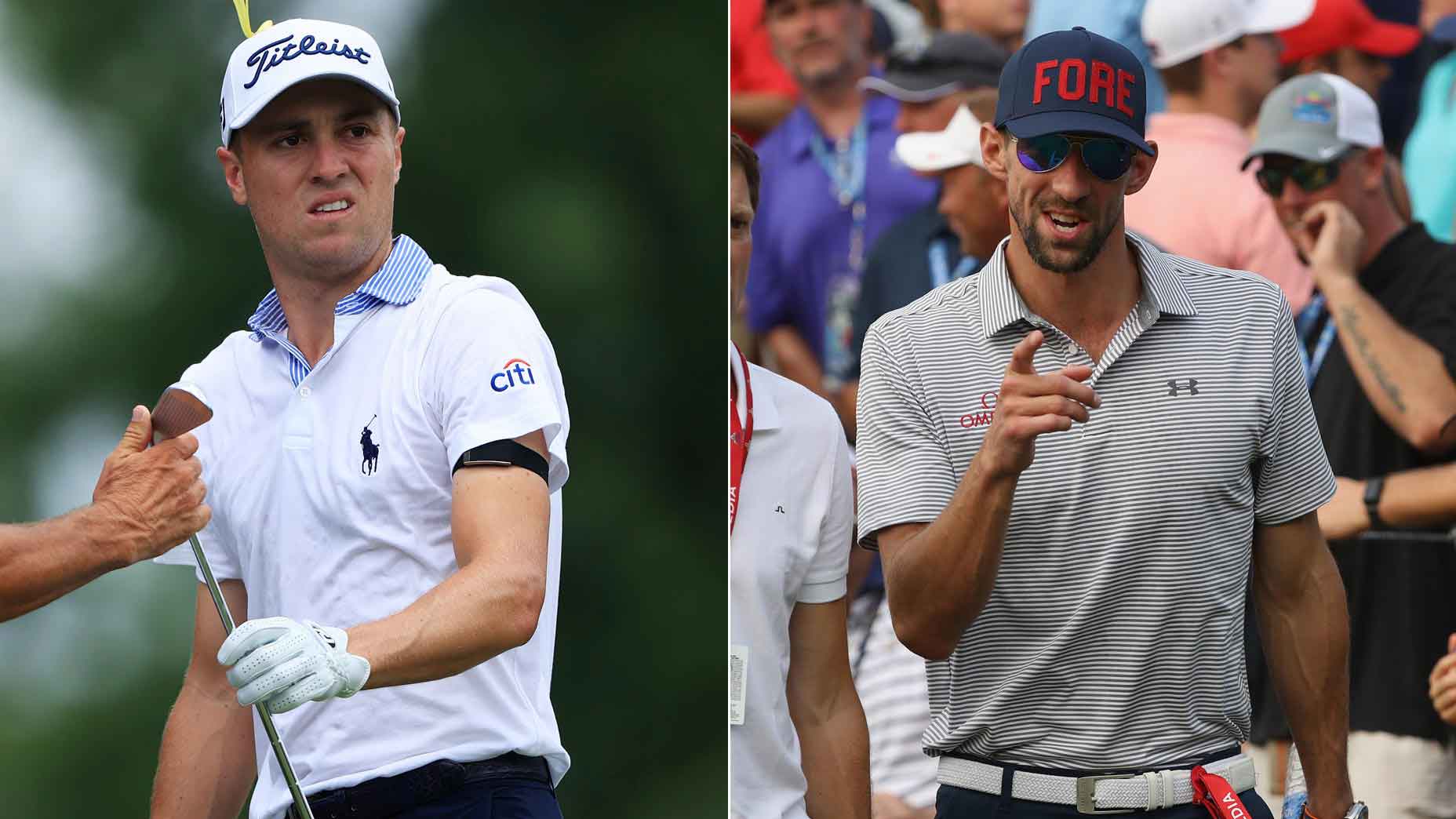 Justin Thomas asked to see Michael Phelps' gold medals...and got rejected