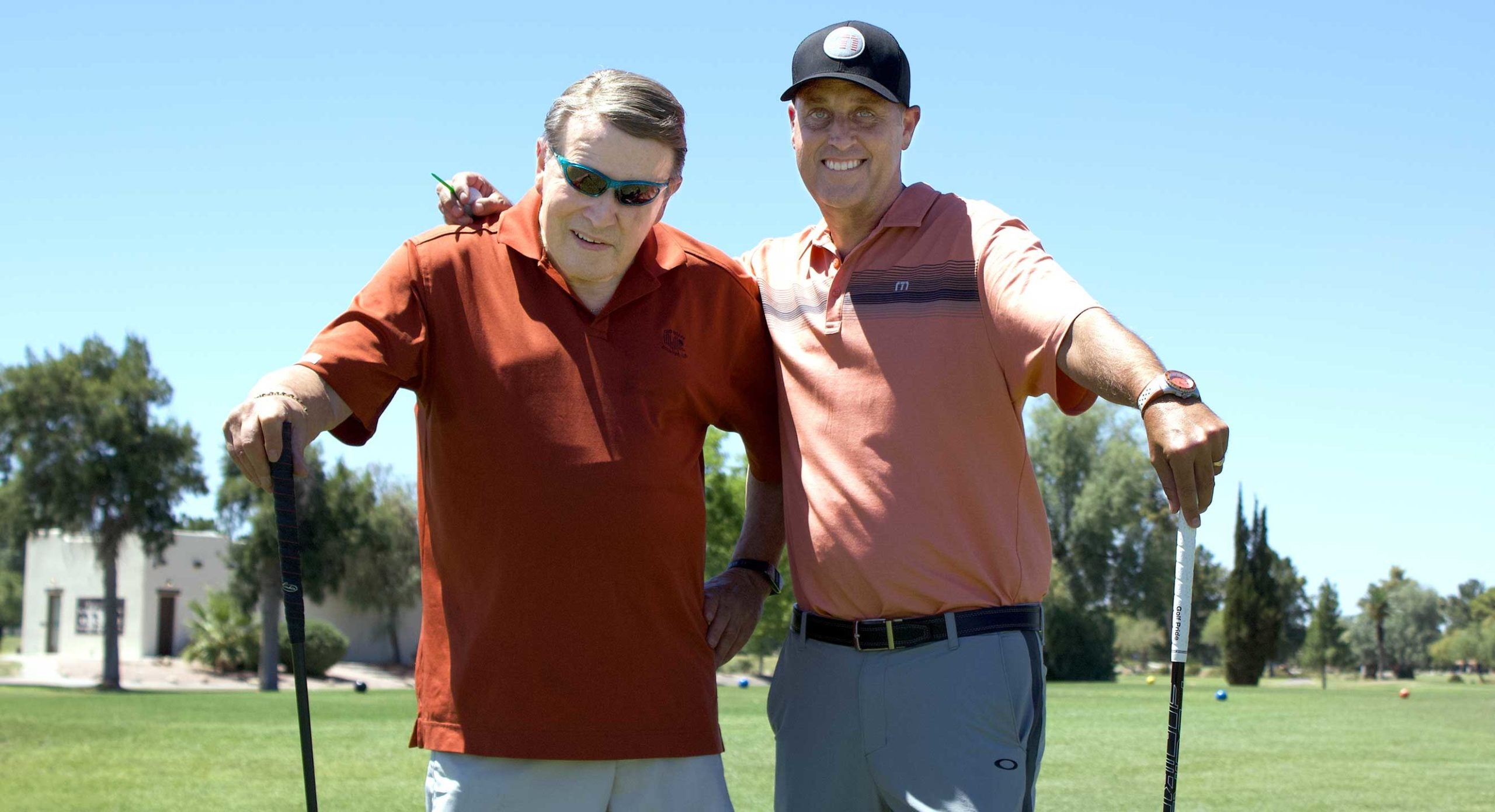 With the help of Steve Heller's golf-specific program, Mike Boze (left) finally returned to the golf course.