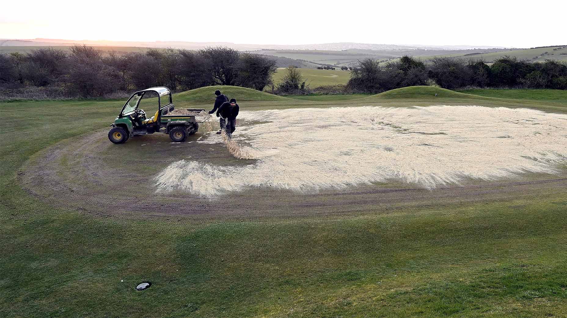 Why golf courses put sand on greens (and why you could sand your yard)