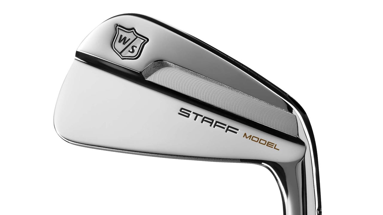 Wilson's traditional muscleback blade with a twist ClubTest 'Best in Show'