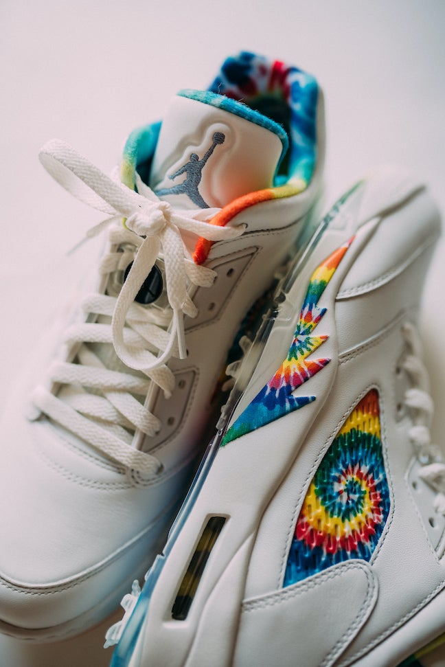 jordan 5 tie dye