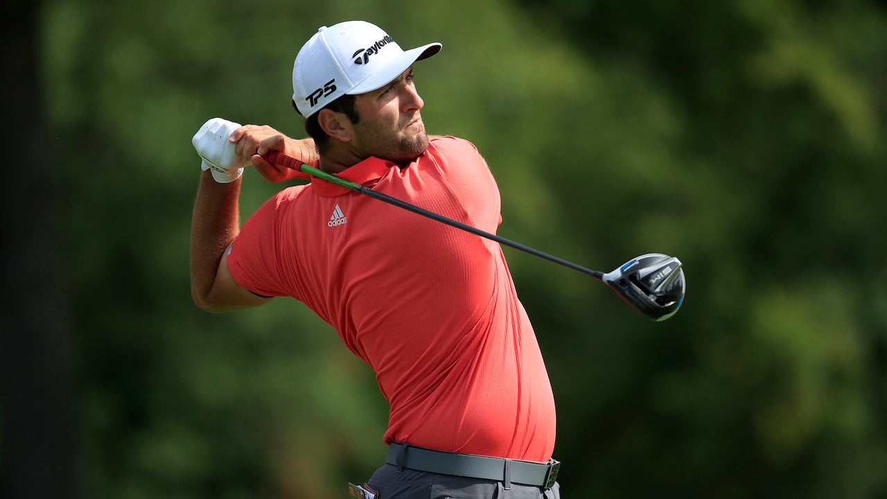 Winner's Bag Jon Rahm at the 2020 BMW Championship