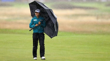 Lydia Ko tackled the weather on