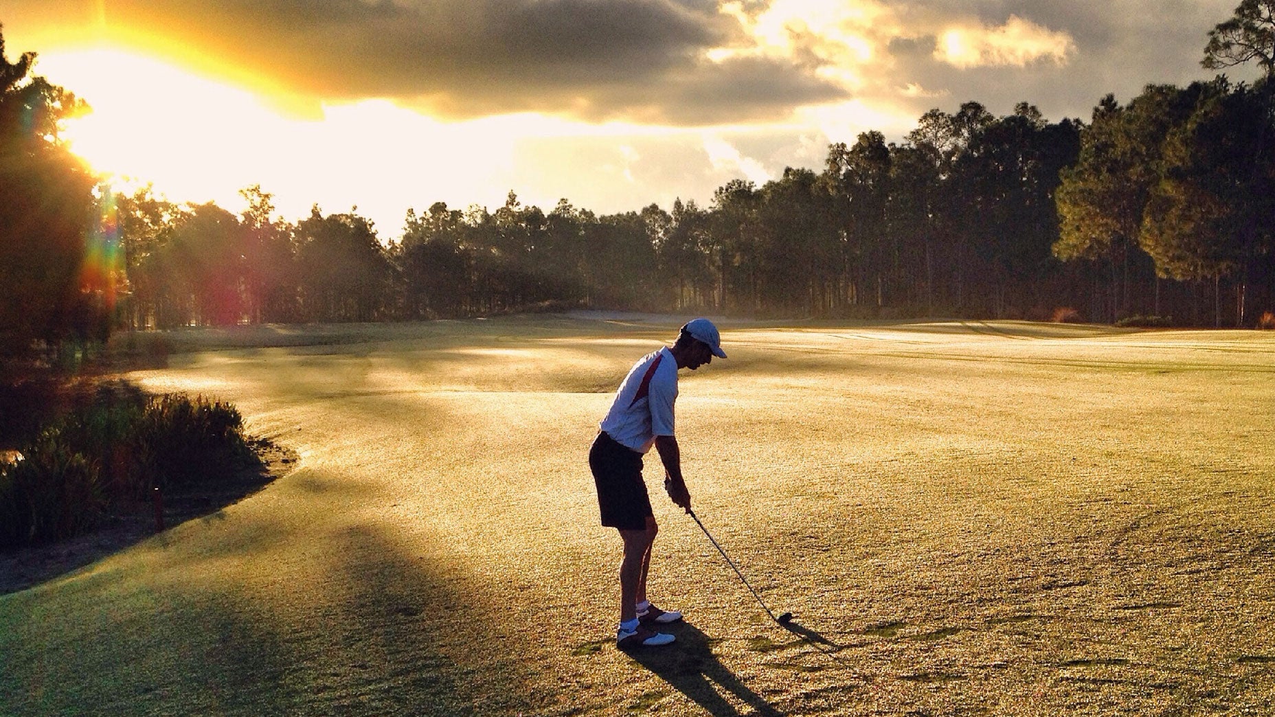 Playing alone is the best way to improve your golf game