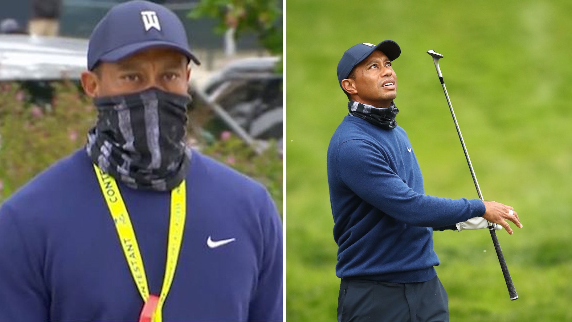 What happens when Tiger Woods shows up wearing *your* mask?