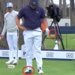 Bryson DeChambeau stares at broken driver shaft