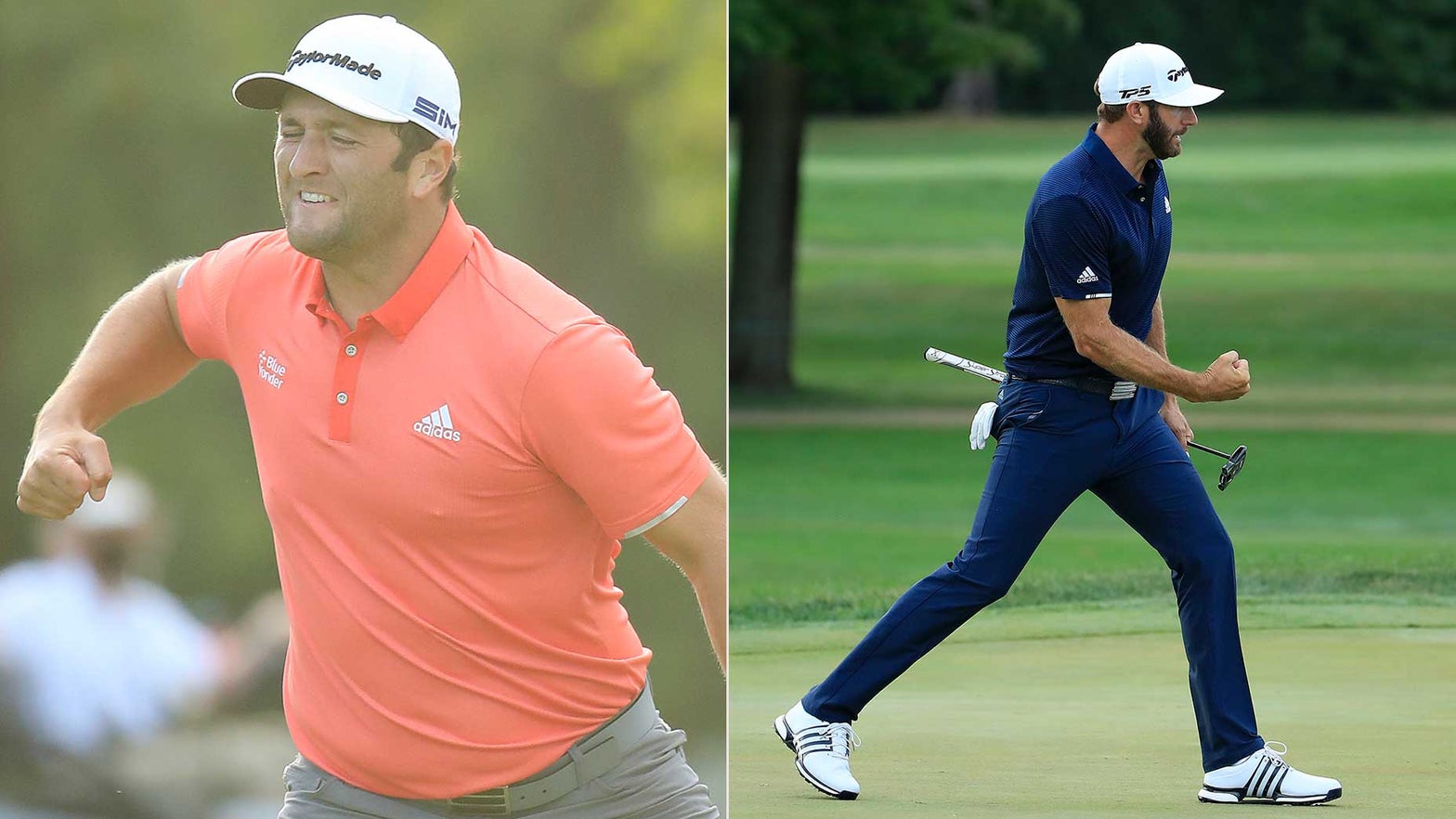 Jon Rahm, Dustin Johnson trade incredible putts at BMW Championship