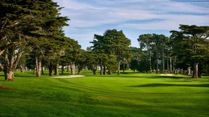 The 466-yard, par-4 2nd hole at TPC Harding Park in 2018.
