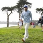 Jason Day walks at the PGA Championship