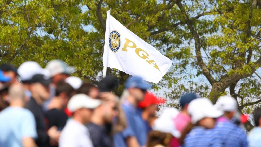 PGA Championship flag at tournament