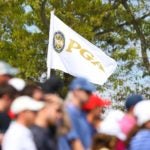 PGA Championship flag at tournament