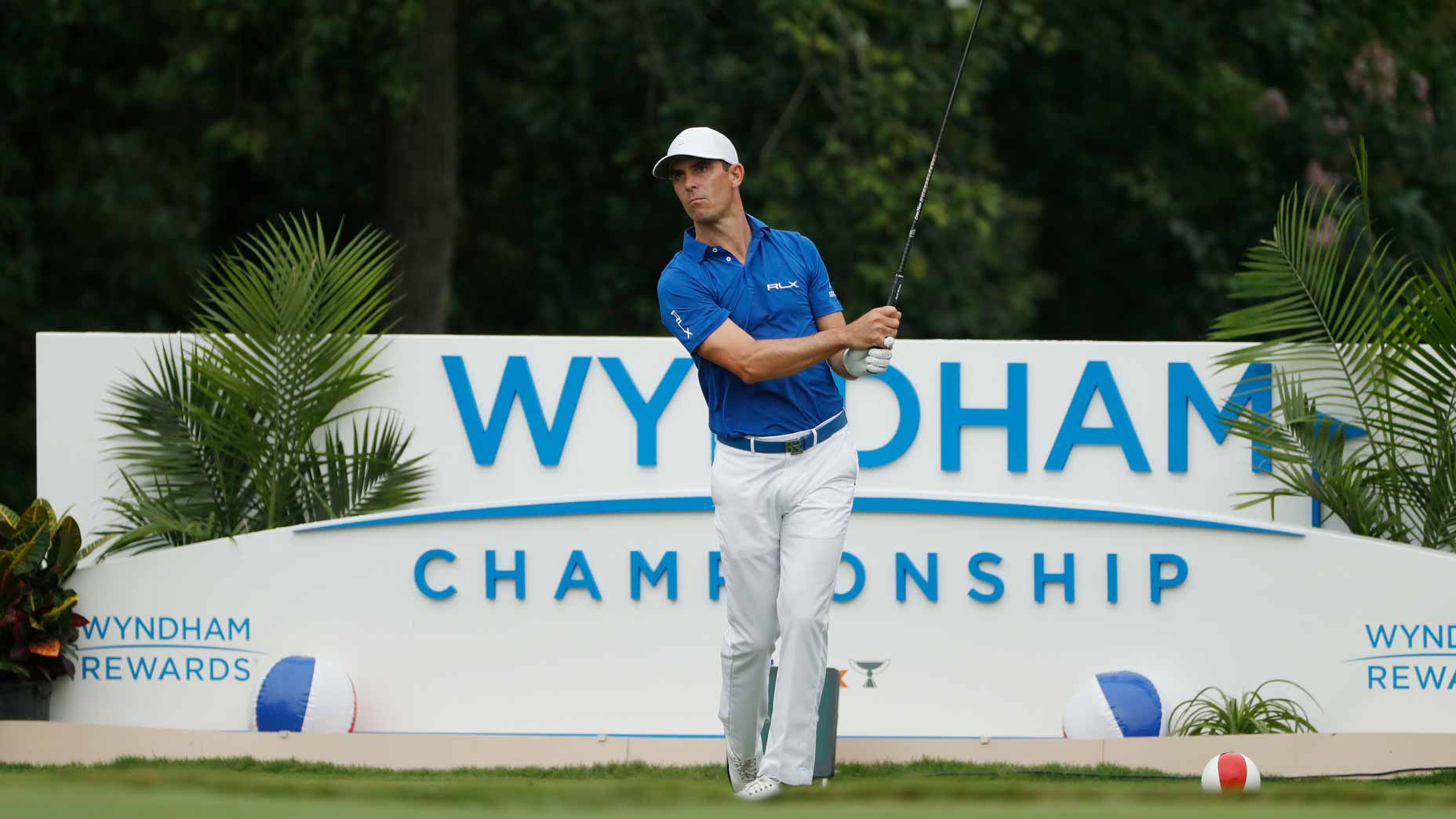 Horschel, Glover tied for the lead at Wyndham Championship