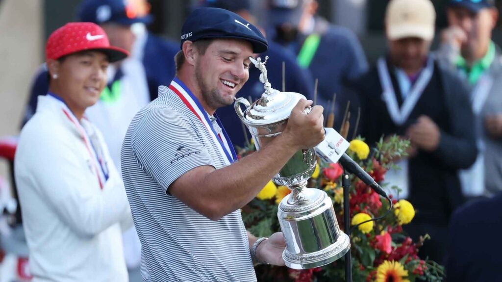 Bryson U.S. Open trophy