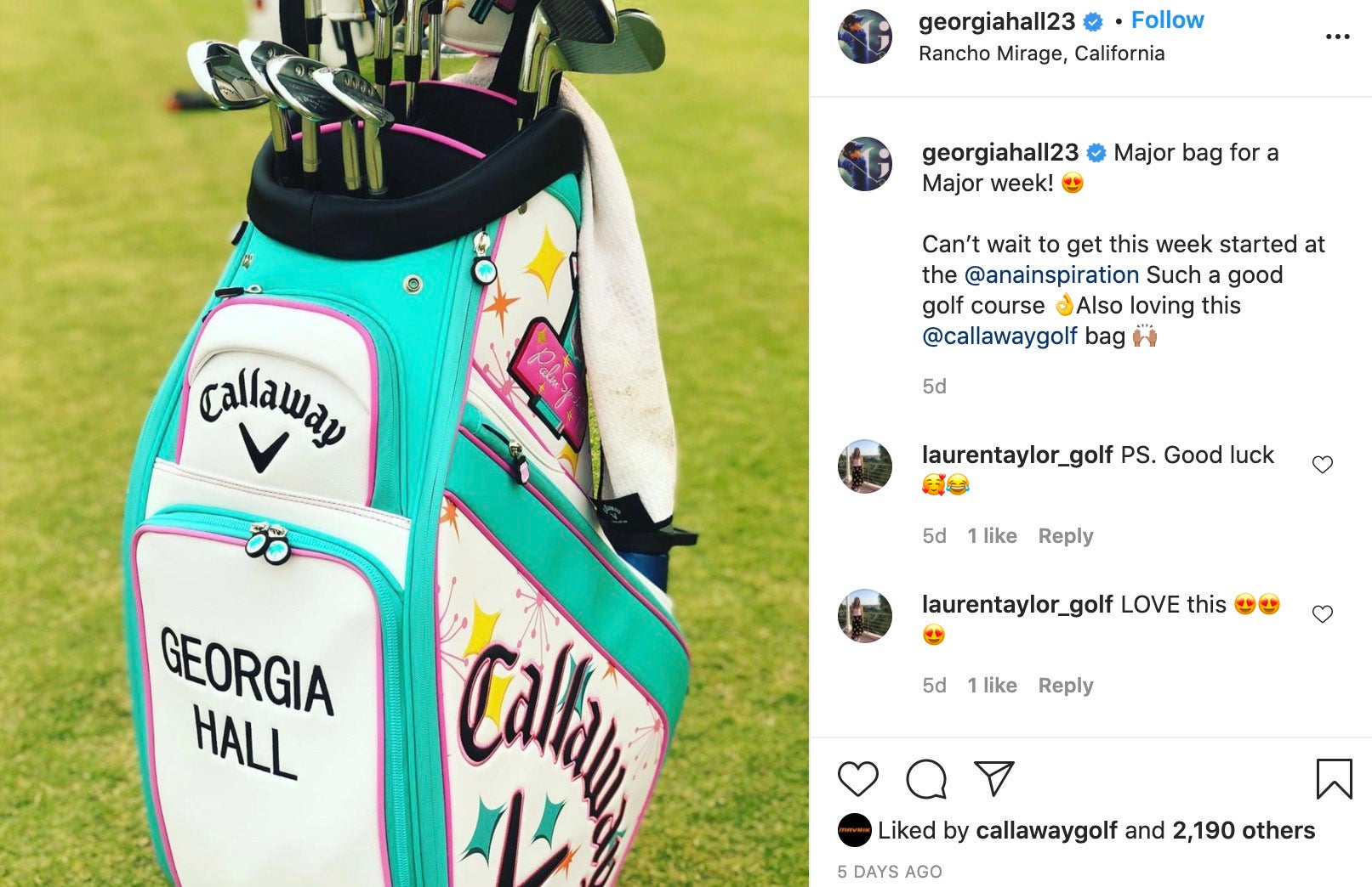 callaway ana inspiration