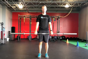 Deadlifts are a great exercise to help your golf swing in the gym.