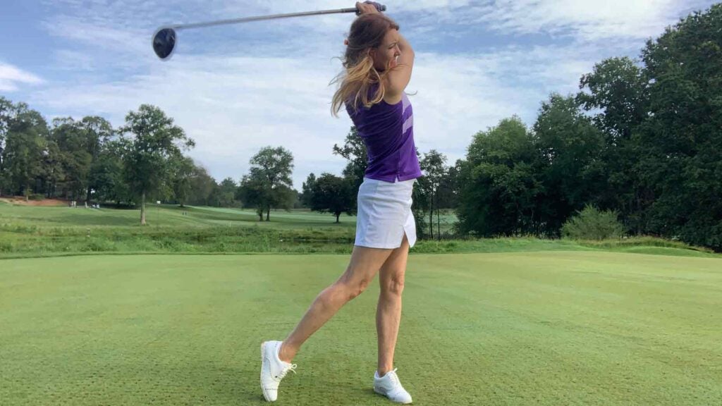 Women's golf tips: How to use your big muscles to generate more speed
