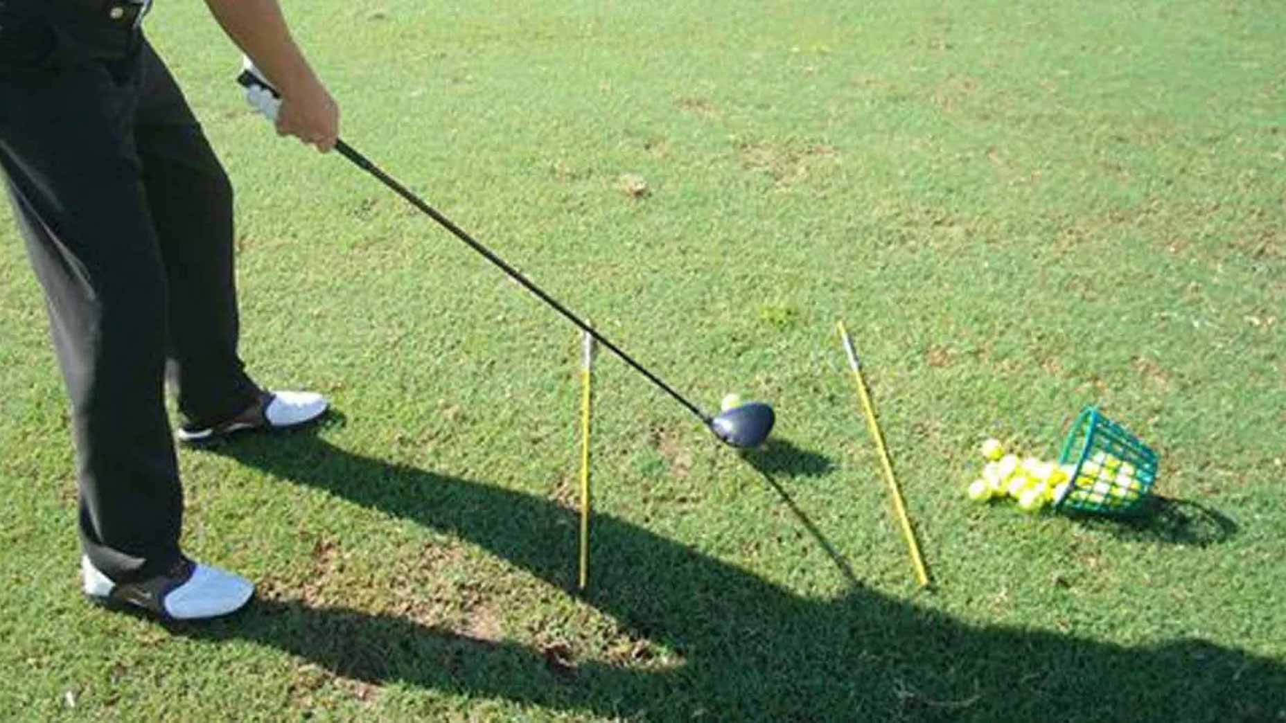 alignment sticks golf drills