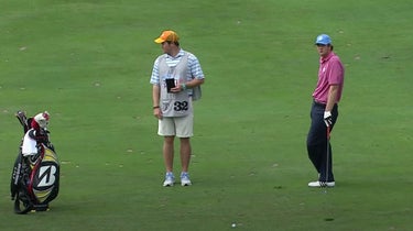 hudson swafford stands with caddie