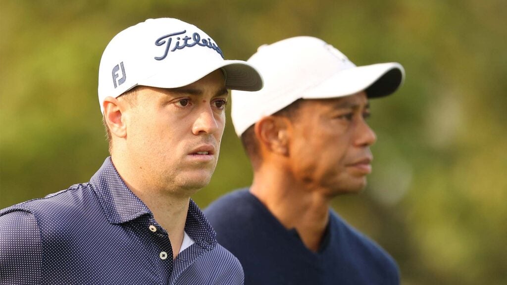 justin thomas and tiger woods us open