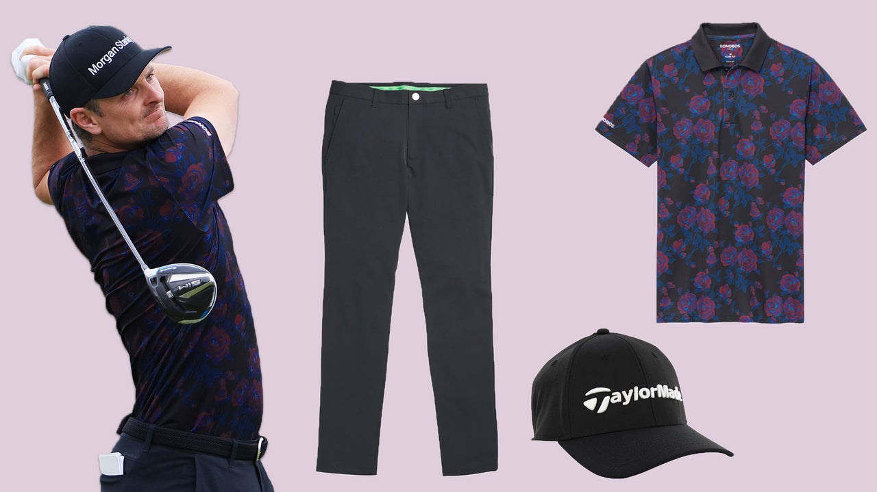 Dress like Justin Rose: A fun floral shirt for fall golf