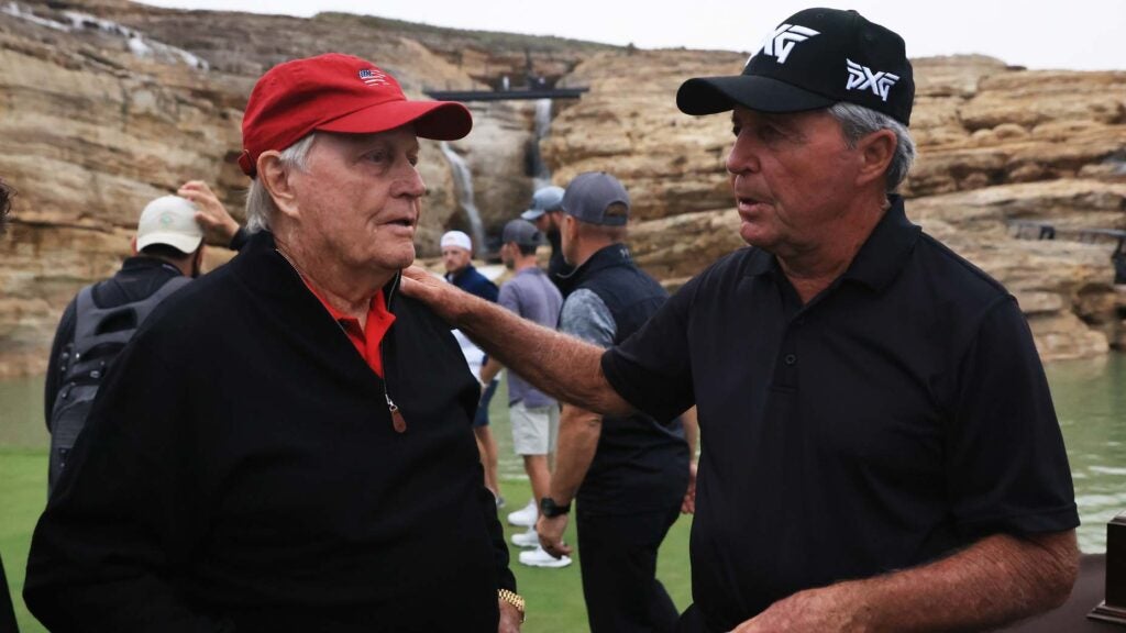 jack nicklaus and gary player talk