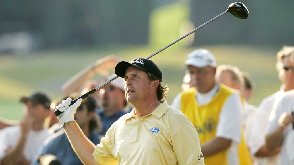 Phil Mickelson at 2006 U.S. Open at WInged Foot
