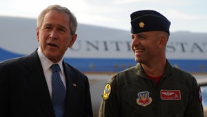 dan rooney with president george w. bush