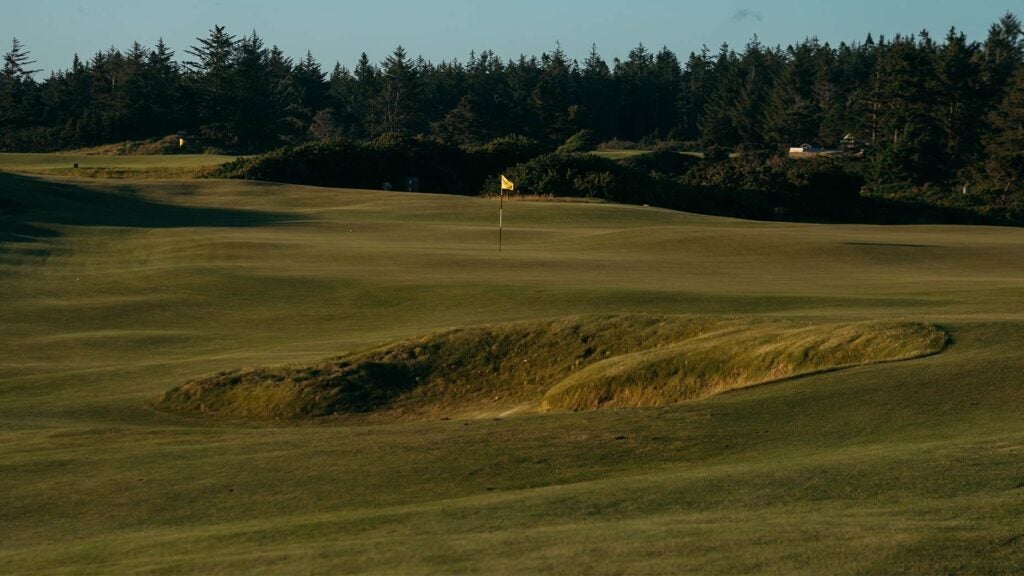 The grass bunkers at the Sheep Ranch.